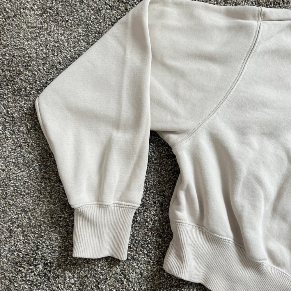 Nike Off-White Half-Zip Pullover - image 2